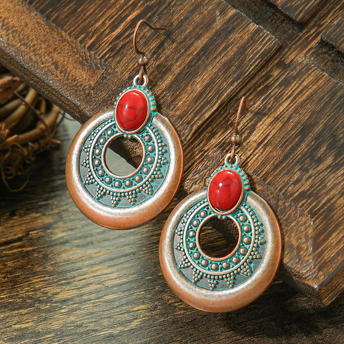 Wholesale Geometric Alloy Tassel Earrings for Women Party Wear Fashion Accessory MOQ≥2