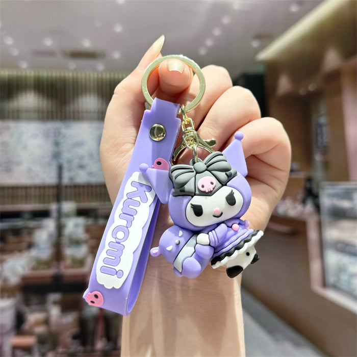 Wholesale Cartoon Silicone Doll Keychain JDC-KC-HaoXi007