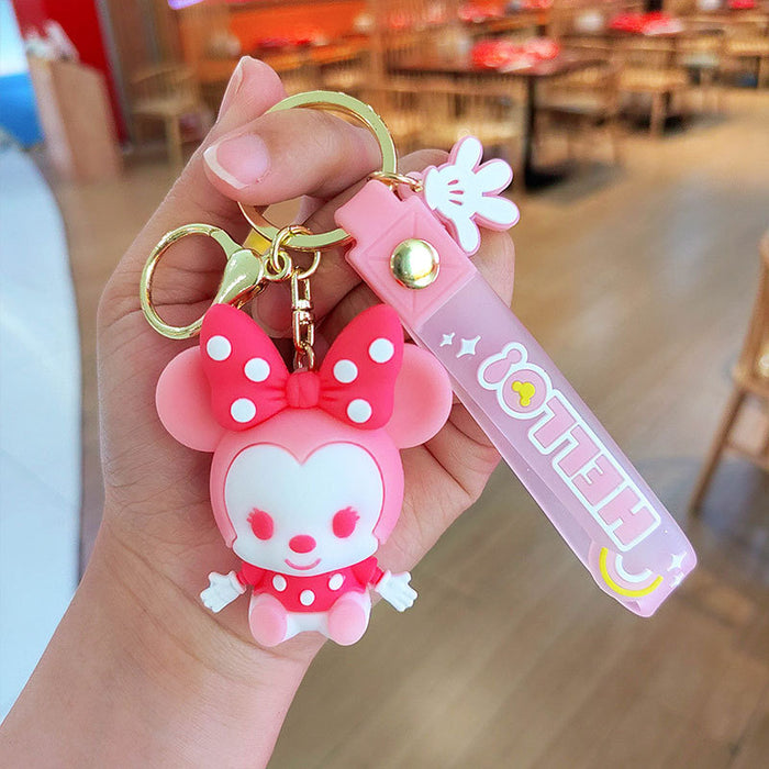 Wholesale Silicone Cartoon Keychain JDC-KC-QingYun003