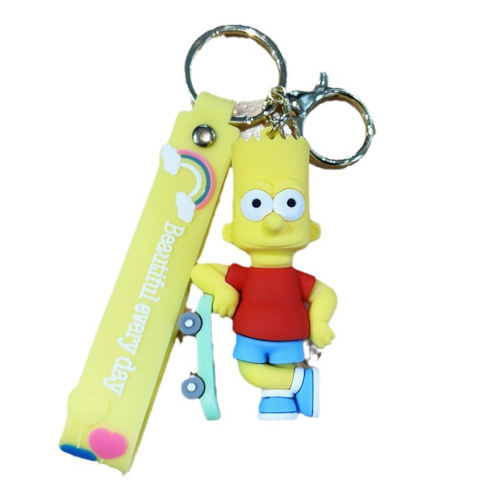 Wholesale PVC Cartoon Doll Keychain JDC-KC-WuYi129