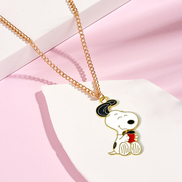 Wholesale Stainless Steel Alloy Electroplated Cartoon Pendant Necklace Fashion Jewelry Accessory