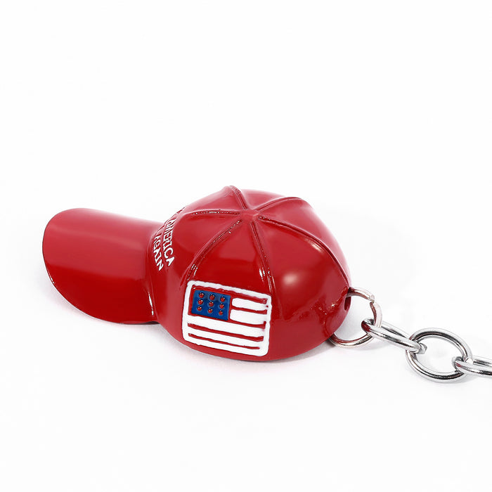 Wholesale Red Hat Men Hip Hop Keychain JDC-KC-ShaoH005