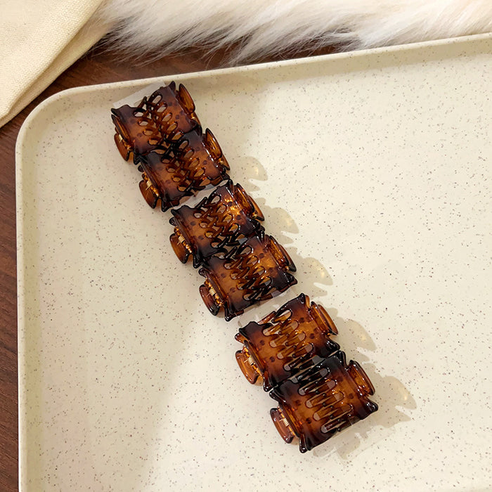 Wholesale Black hair clip with bangs design