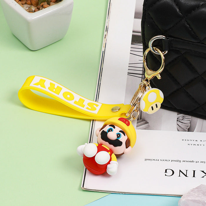 Wholesale Cartoon Doll Silicone Keychain JDC-KC-Benxin023