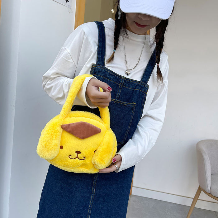 Wholesale Cute plush crossbody bag, phone bag, big ears