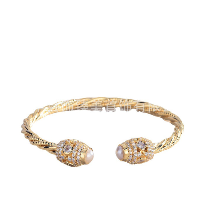 Wholesale Simple open adjustable gold sand bracelet for women,  fashionable and simple,  versatile bracelet