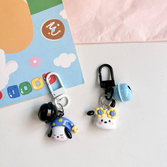 Wholesale Cute cartoon bag key pendant couple style ornament