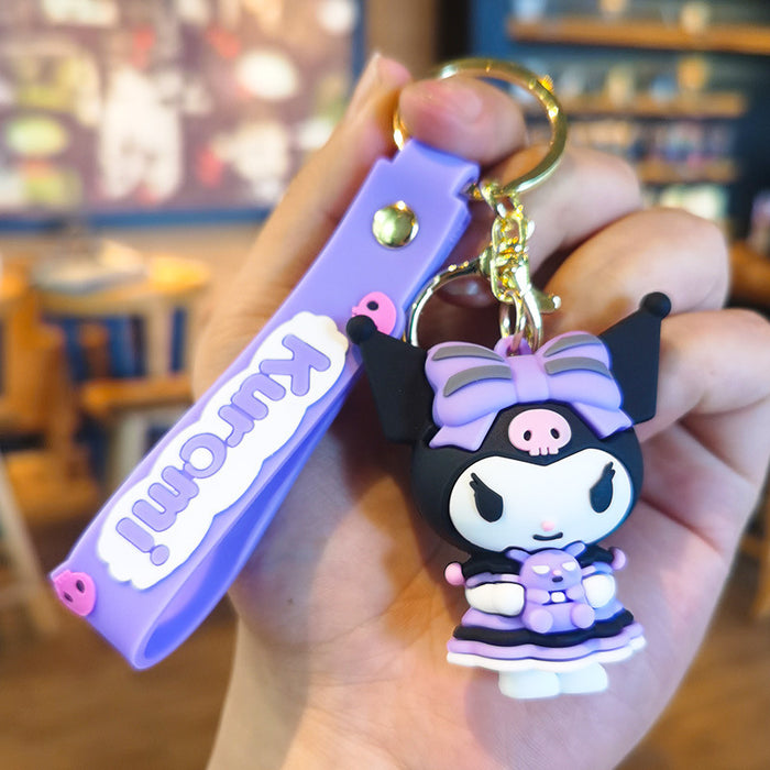 Wholesale Cartoon Doll Silicone Keychain JDC-KC-Tingm275