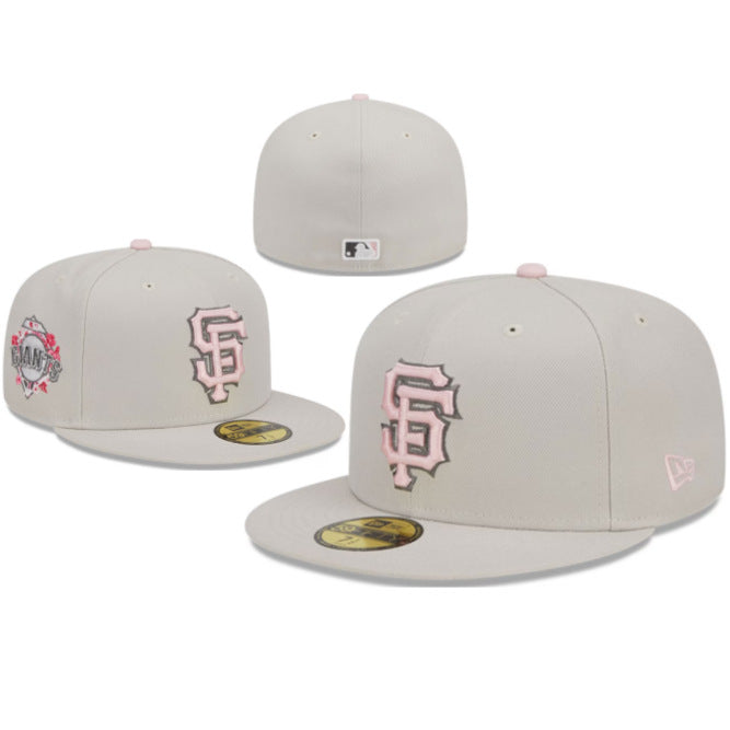Wholesale Football fully enclosed large head circumference baseball cap outdoor non-adjustable flat brim hat