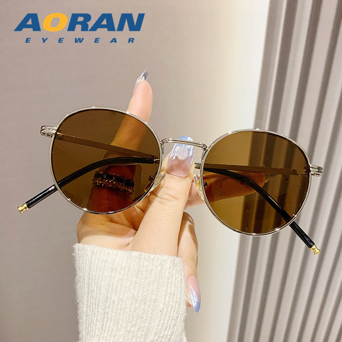 Wholesale Polarized Sunglasses Women's  Round Sunscreen UV  Sunglasses