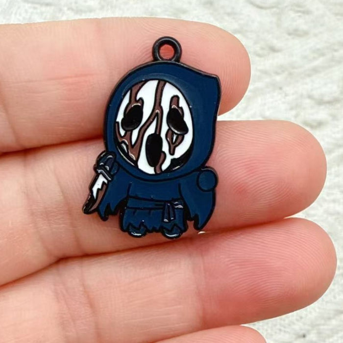 Wholesale 10pcs  Series Monster DIY Alloy Drip Pendant Keychain Earrings Bag Charm