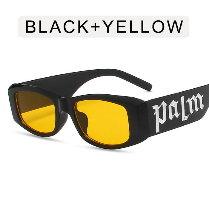 Wholesale Small Square Frame Letter PC Sunglasses JDC-SG-Kaiy002