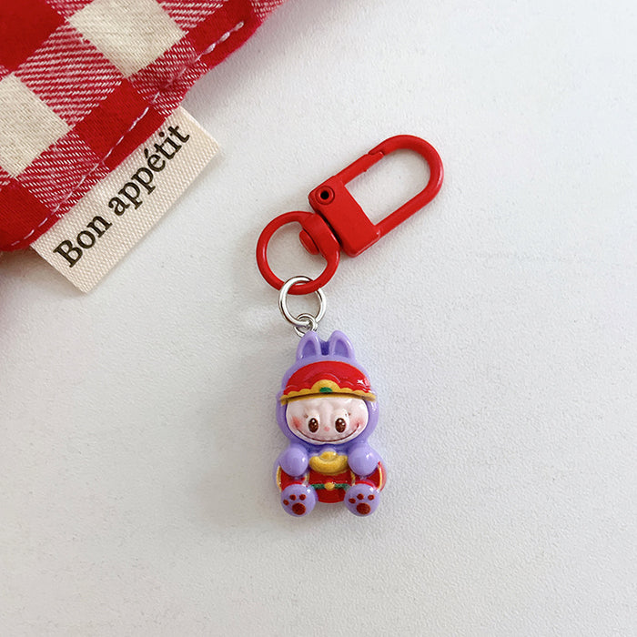 Wholesale Keychain pendant, cute cartoon backpack hanging accessory