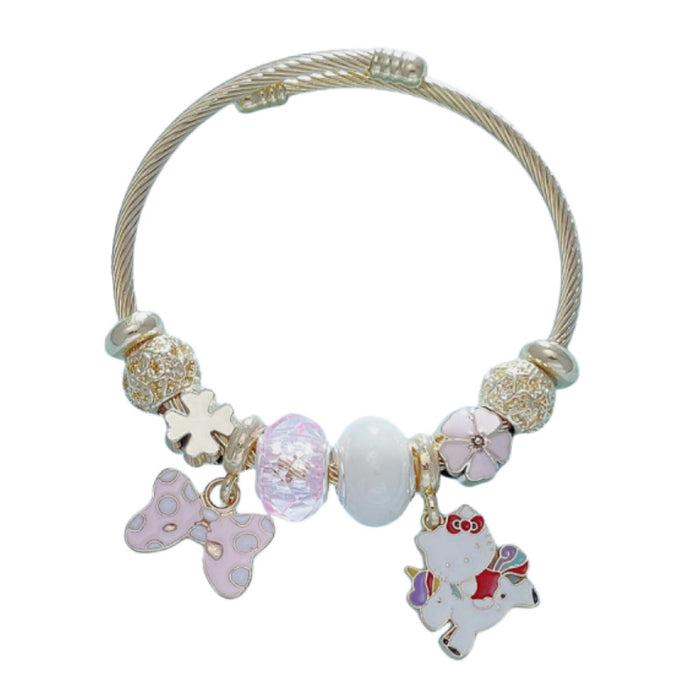 Wholesale Cartoon Bead Zinc Alloy Bracelet (F) JDC-BT-RanYan001