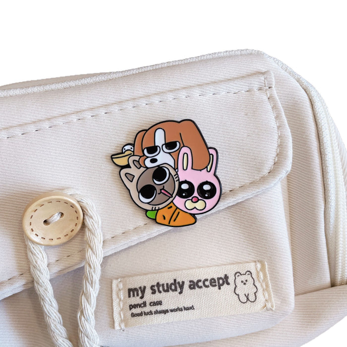 Wholesale Cartoon cute metal badge accessories