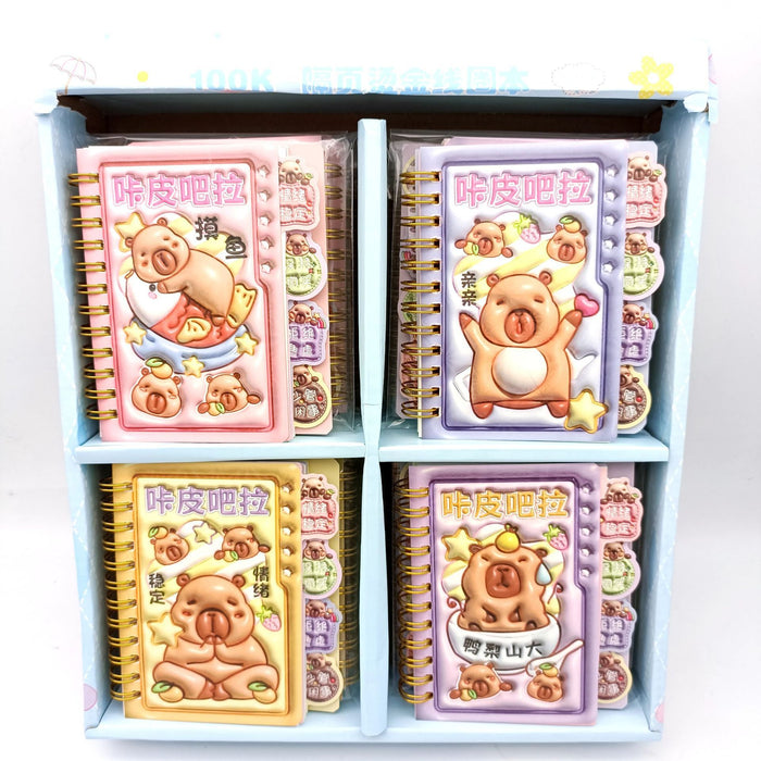 Wholesale Cute cartoon notebook with dividers and spirals