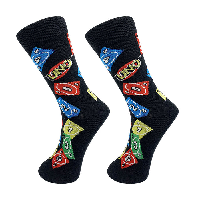 Wholesale Cartoon Letters Men's Mid-tube Socks JDC-SK-YiYan080