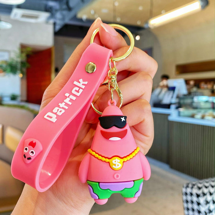 Wholesale  Cartoon  keychain cute Doll pendant car bag key chain