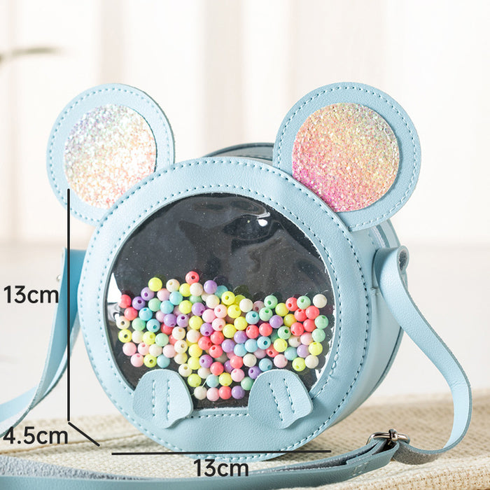 Wholesale Crossbody Bag,  Children' s Bag,  One-Shoulder Bunny Ears,  Little Girl' s Cute Cartoon Coin Purse