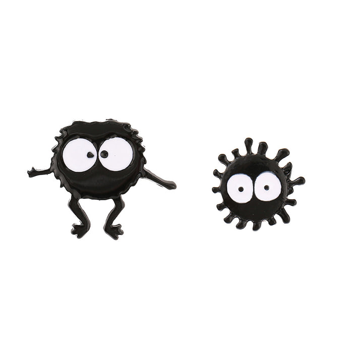 Wholesale Trendy Cute Anime Soot Brooch Pin Cartoon Badge For Bags Clothing Fashion Accessory