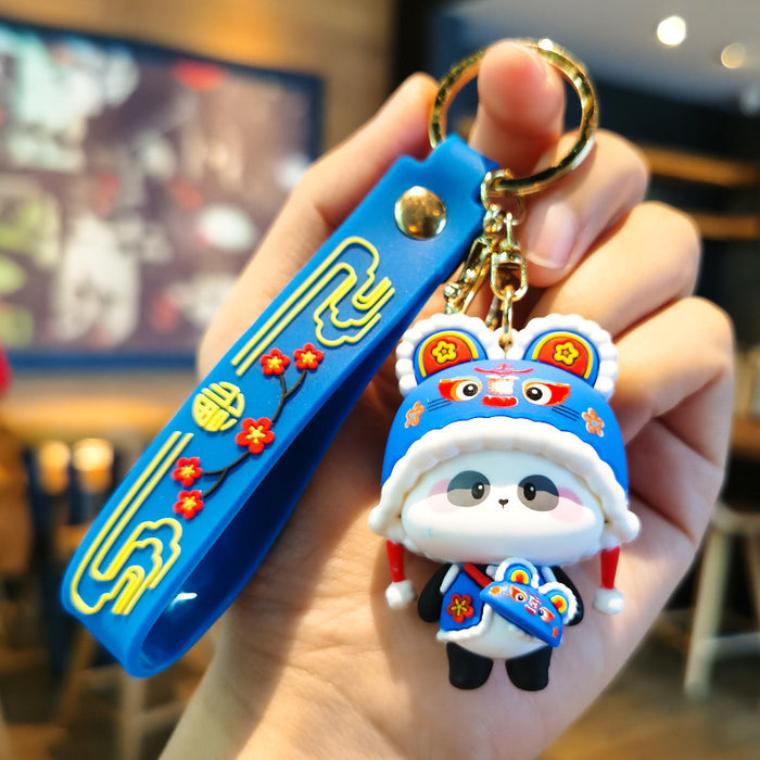 Wholesale Cartoon Doll 3D Rubber Keychain JDC-KC-Tingm062