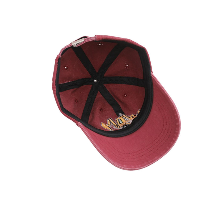 Wholesale Children' s Washable Retro Excavator Cartoon Baseball Hat