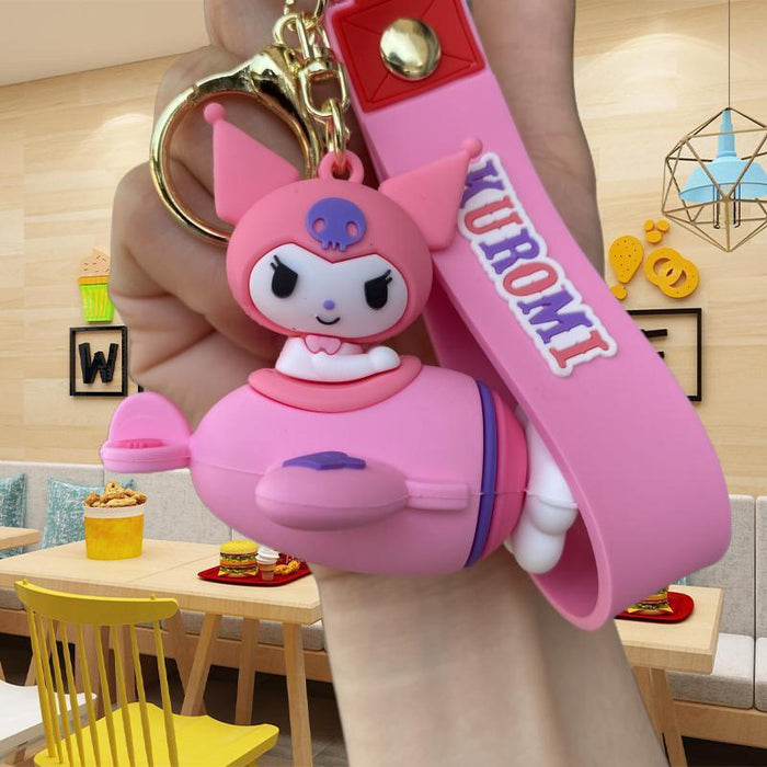 Wholesale Cute 3D Doll Silicone Keychain JDC-KC-MingT145