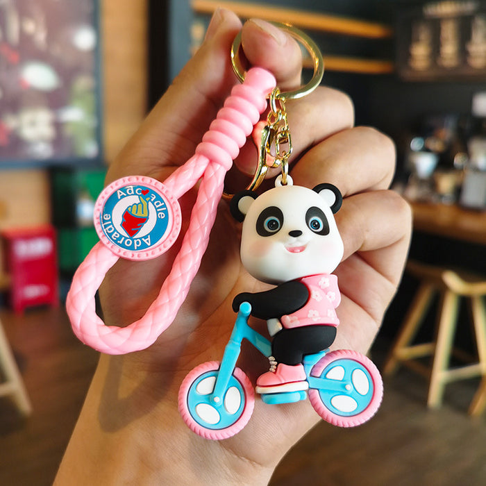 Wholesale Cartoon Doll Rubber Keychain JDC-KC-Tingm169