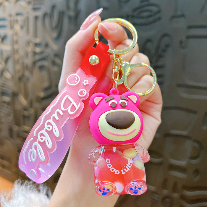 Wholesale Cartoon Acrylic Oil Keychain JDC-KC-YanG037