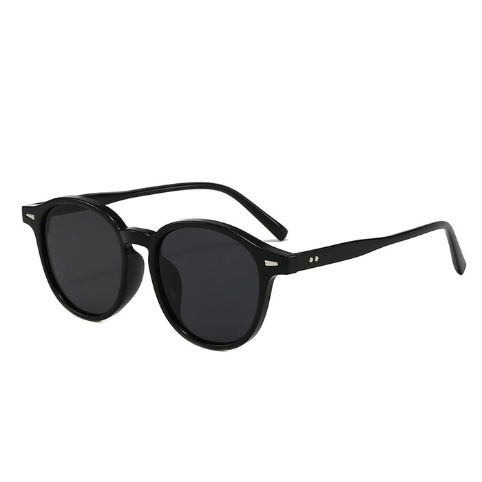 Wholesale New Rice Nail Round Frame Sunglasses Retro Personalized Sunglasses Sunglasses