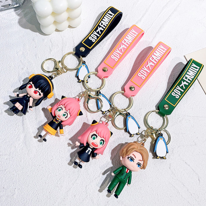 Wholesale Cartoon Silicone Doll Keychain JDC-KC-QiChao035