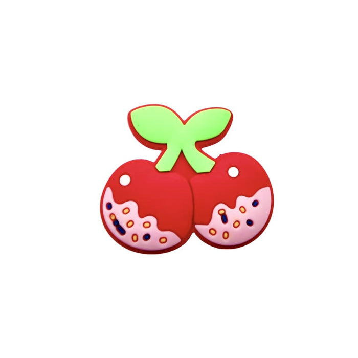 Wholesale Doughnut Hole Shoes Flower Shoe Buckle Decorative Buckle Cartoon PVC Soft Rubber DIY Accessories Shoe Flower Buckle Spot Wholesale