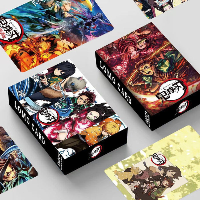 Wholesale 30pcs Double sided LOMO card box with high-definition small card anime peripherals