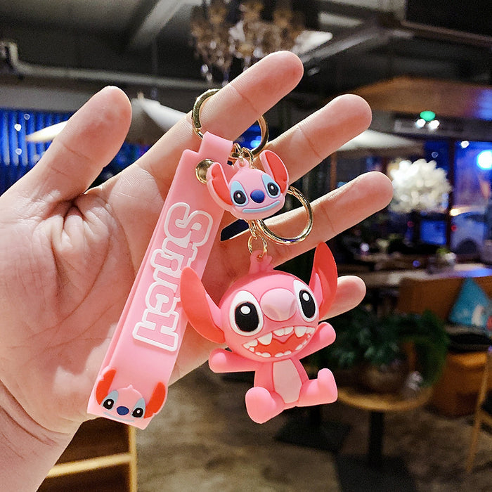 Wholesale  Cartoon  Keychain Pendant Silicone Toy Bag Pendant Car Keychain