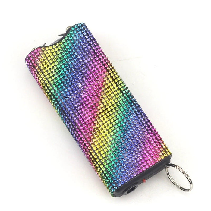 Wholesale Plastic Diamond Multi-function Flashlight Keychain JDC-KC-TouMS063