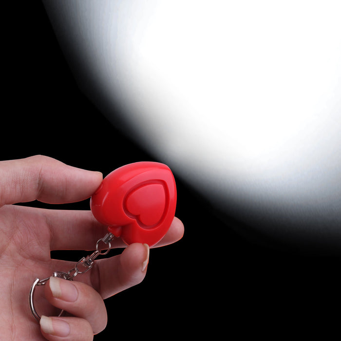 Wholesale Portable Lamp Heart Shape Keychain Accessories JDC-KC-MeiNuo002