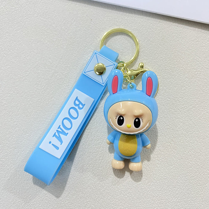Wholesale Creative Cartoon Cute Soft Rubber Doll Keychain