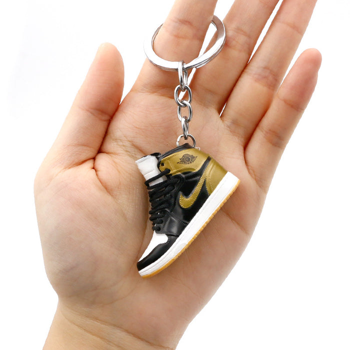 Wholesale PVC Mini Basketball Shoe Keychain JDC-KC-QLPing008