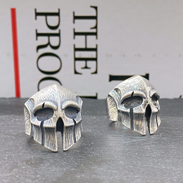 Wholesale Exaggerated popular fashion ring, hip-hop skeleton ring, grand creative mask, bracelet
