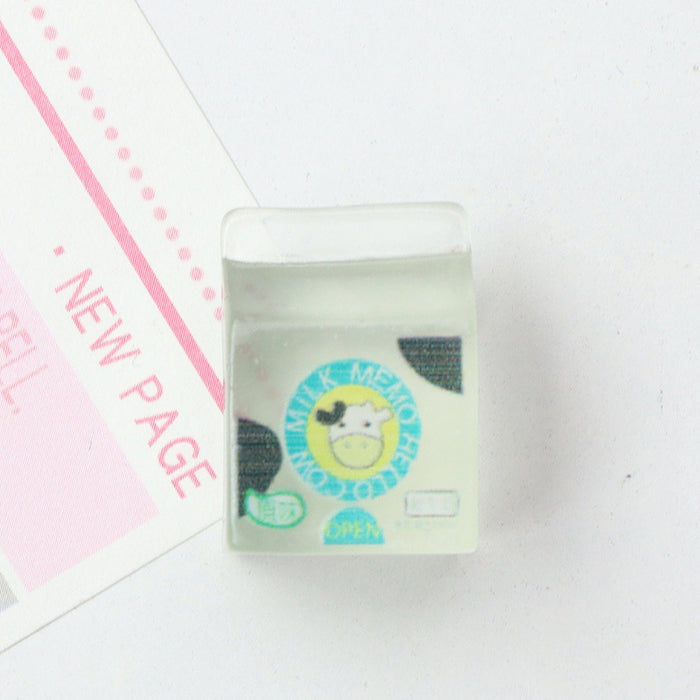 Wholesale 10pcs Mini Luminous Milk Box DIY Resin Accessories JDC-FK-YaoL013