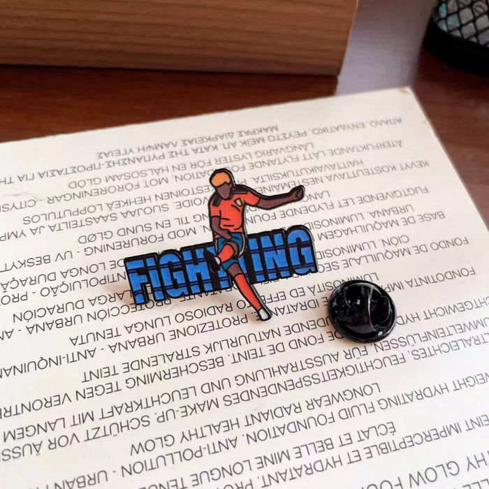 Wholesale Football Metal Badge Brooch