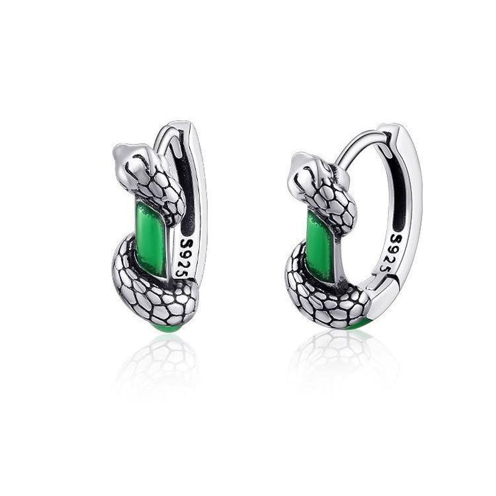 Wholesale   Snake Earrings Men's  Ear Ring  925 Ear Studs Ear Accessories  Jewelry