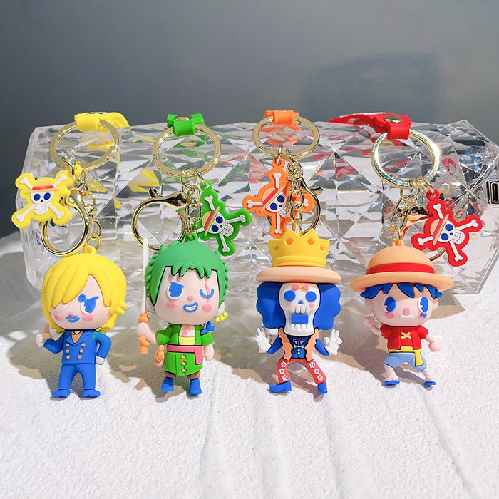 Wholesale Cartoon Doll PVC Keychain JDC-KC-Qiwei008