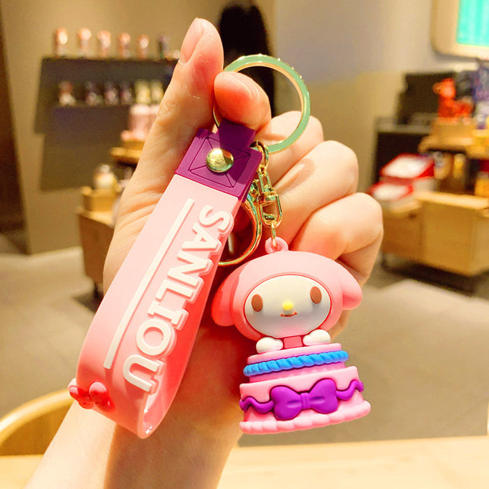 Wholesale Silicone Cartoon Doll Keychain JDC-KC-MingT089