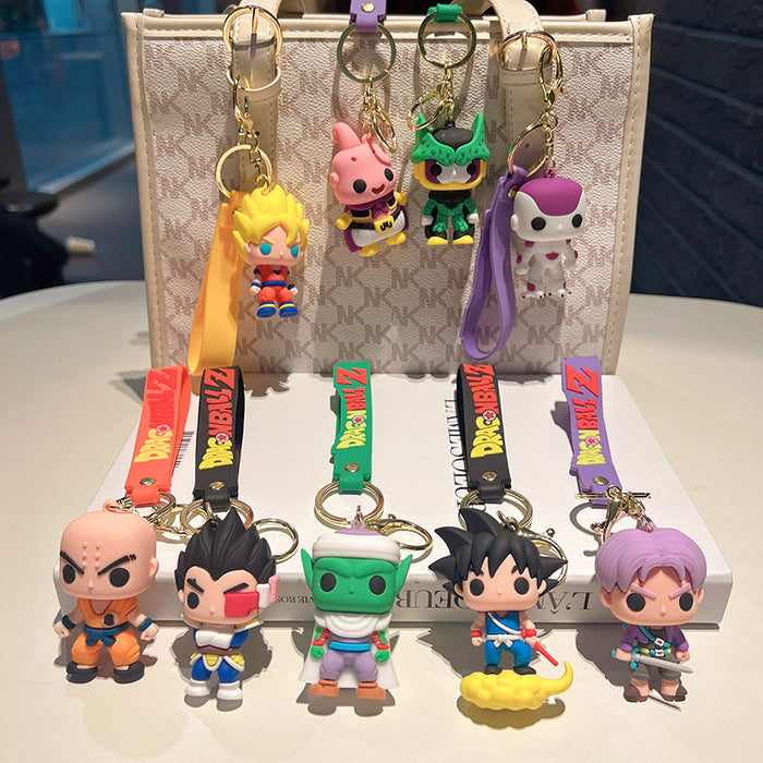 Wholesale Cute Cartoon Dolls Silicone Keychain JDC-KC-JuJi013