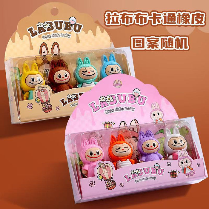 Wholesale Cartoon Rabu Eraser Boxed Primary School Eraser Children' s Prize Stationery Gift