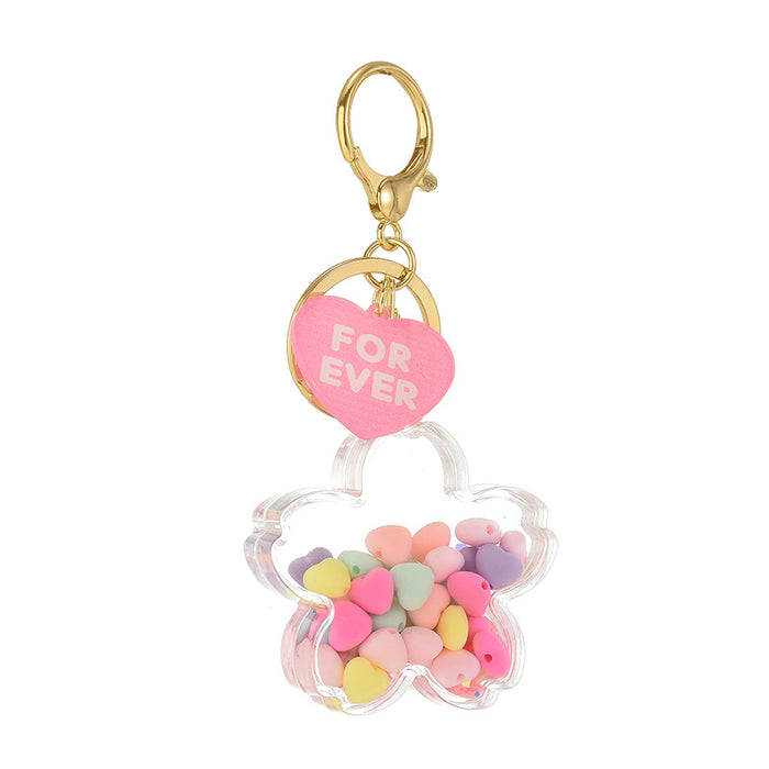 Wholesale Maca Dice in Oil Cherry Blossom Keychain
