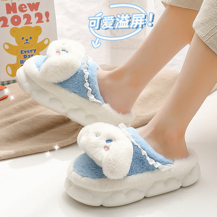 Wholesale Winter Thick Bottom Cartoon Cotton Slippers JDC-SP-Junk001