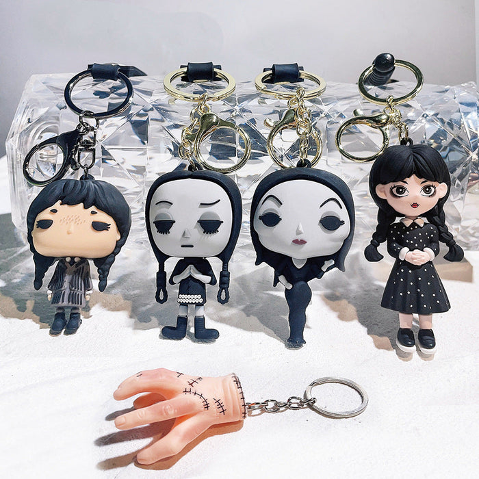 Wholesale Doll PVC Plastic Keychain JDC-KC-QiChao021