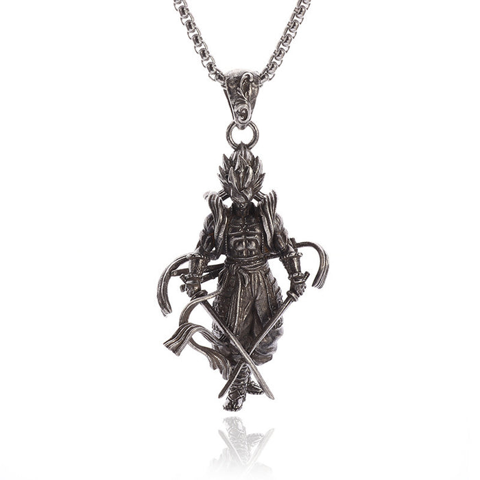 Wholesale  Retro Alloy Cartoon Character Pendant Necklace